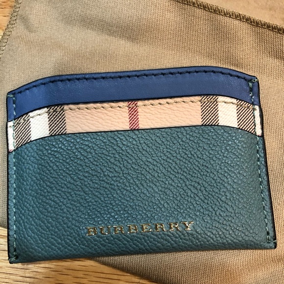 Burberry blue card holder - Picture 6 of 12